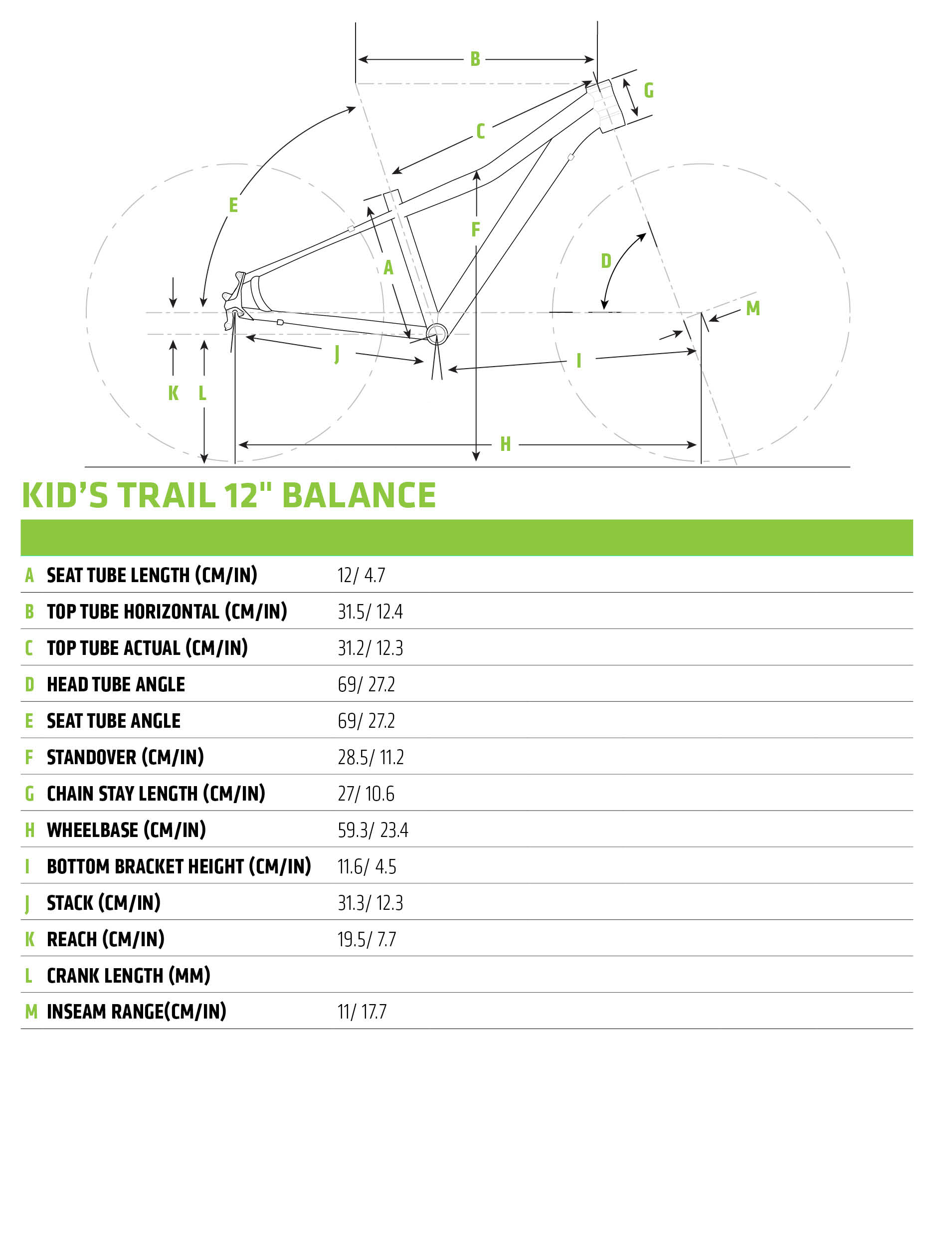 Cannondale trail balance 12 sales